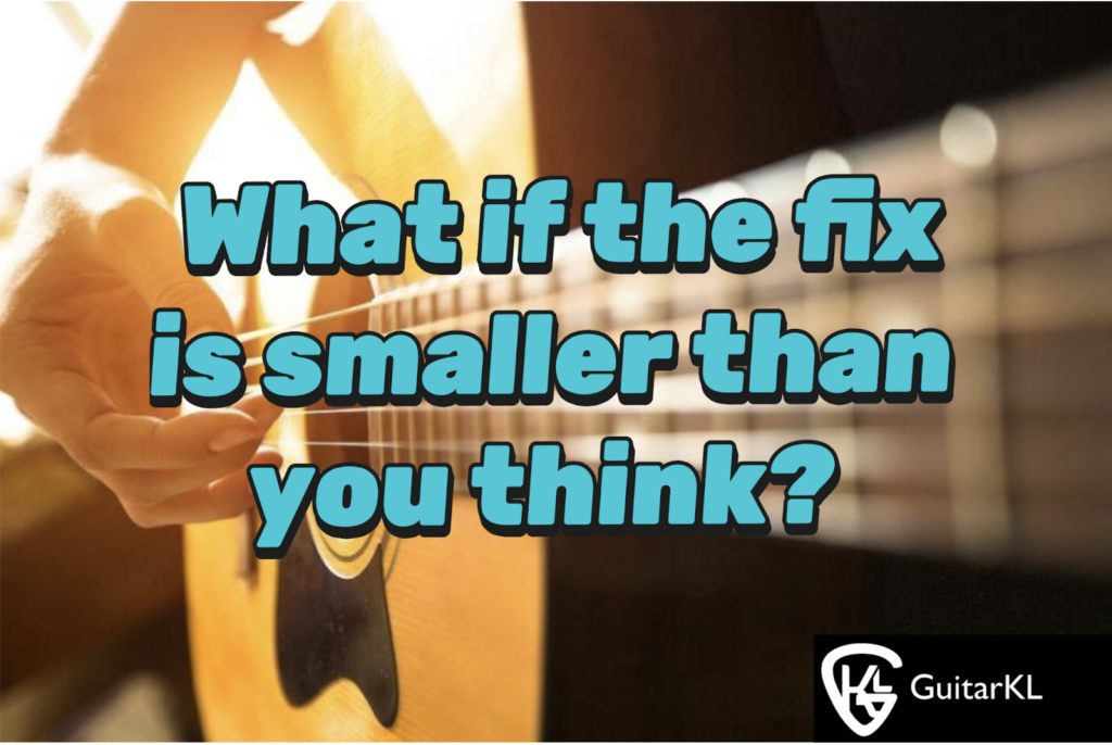 Fix your guitar playing easily